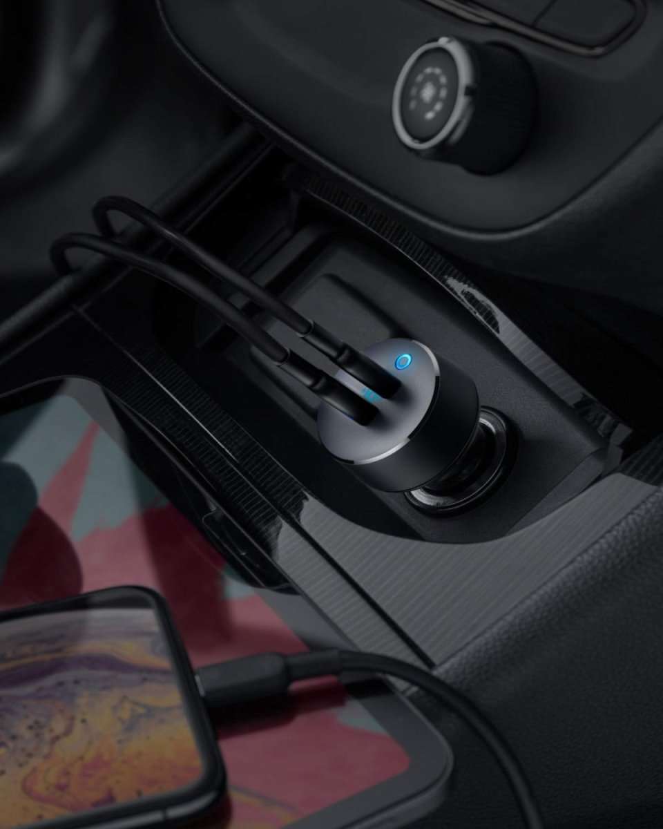 Anker PowerDrive III Duo USB-C Car Charger Cartsfy Inc.