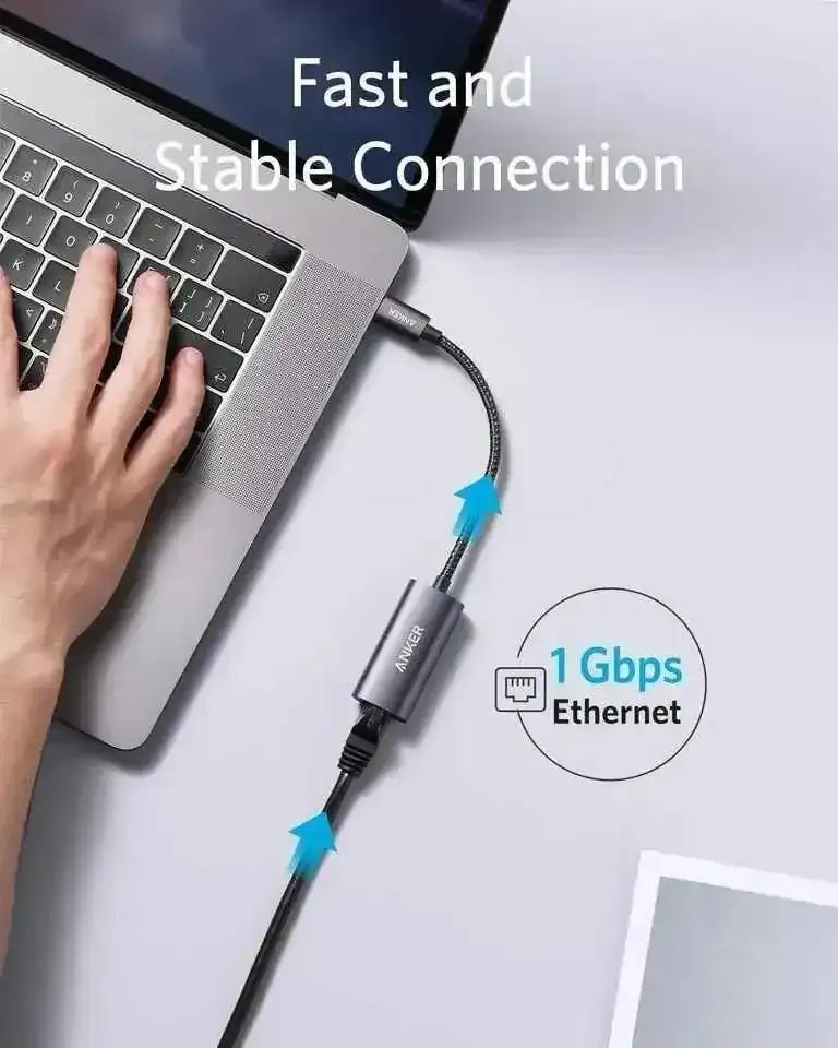 Anker PowerExpand USB-C to Gigabit Ethernet Adapter Anker Gray Gray-