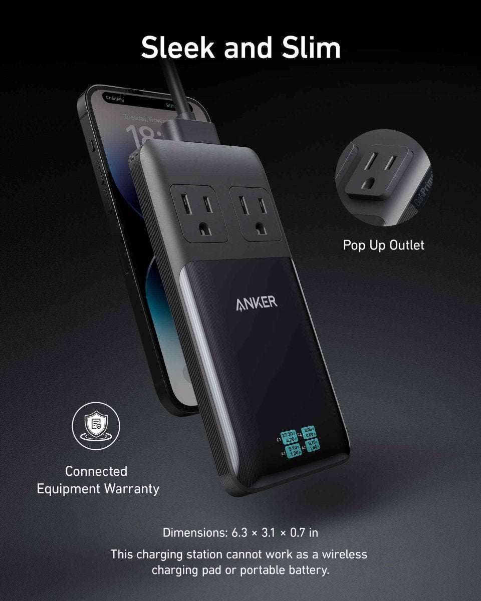 Anker Prime 6-in-1 Charging Station (140W) Cartsfy Inc.