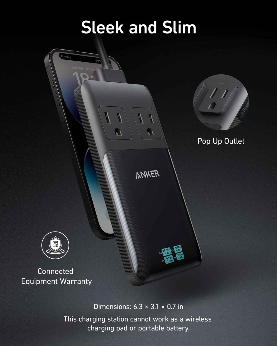 Anker Prime 6 - in - 1 Charging Station (140W) - Cartsfy Inc.