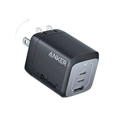 Anker Prime 67W GaN Wall Charger (3 Ports) - Fast Charging