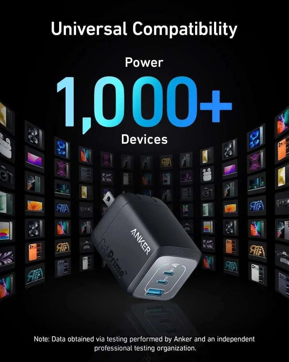 Anker Prime 67W GaN Wall Charger (3 Ports) Anker Default Title Default Title-