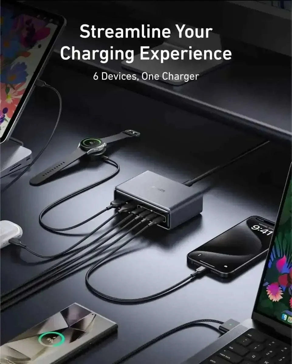 Anker Prime Charger (200W, 6 Ports, GaN) Cartsfy Inc.