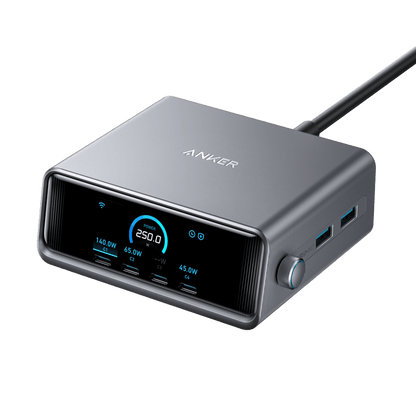 Anker Prime Charger (250W, 6 Ports, GaNPrime) - Cartsfy Inc.