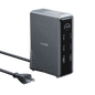 Anker Prime charging docking station, front ports and power cable connection