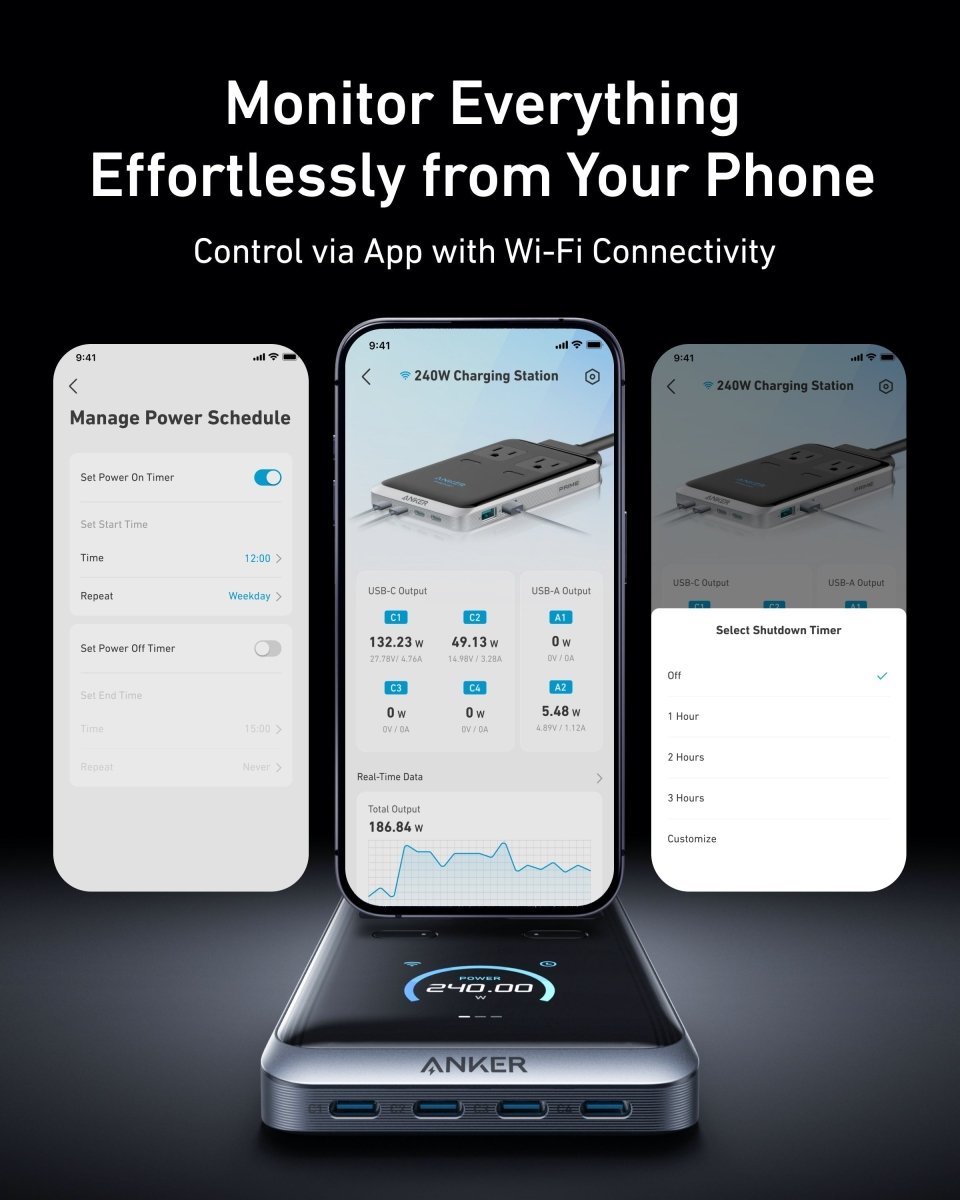 Anker Prime Charging Station (8 - in - 1, 240W) - Cartsfy Inc.