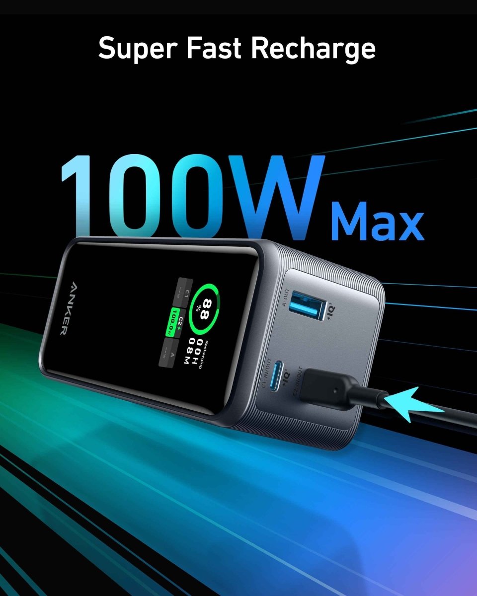 Anker Prime Power Bank (20K, 200W) - Cartsfy Inc.