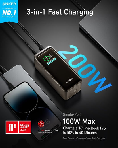 Anker Prime Power Bank (20K, 200W) - Cartsfy Inc.