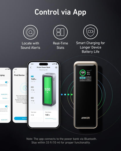 Anker Prime Power Bank (27K, 250W) - Cartsfy Inc.