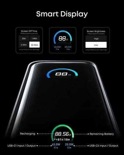 Anker Prime Power Bank (9.6K, 65W, Fusion) Cartsfy Inc.