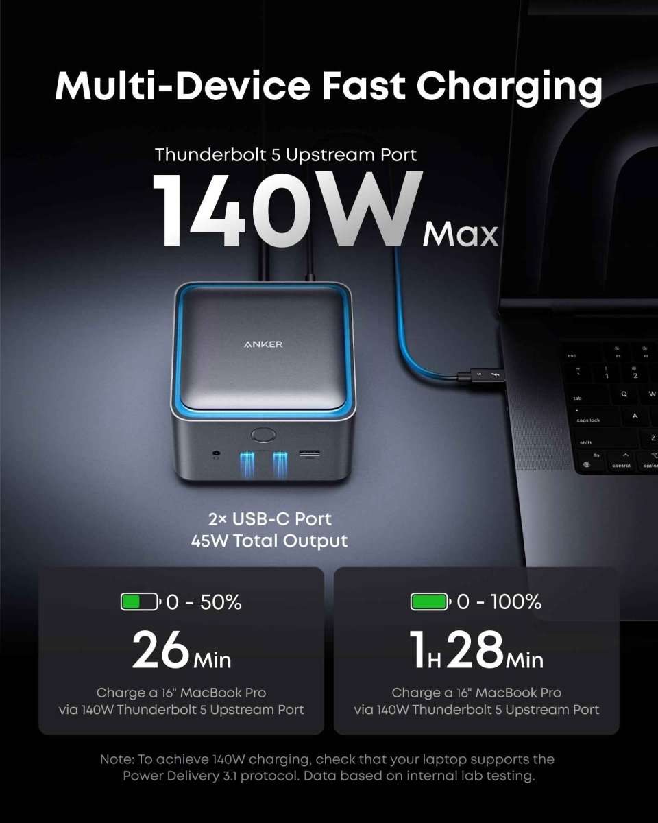 Anker Prime TB5 Docking Station (14-in-1, 8K, Thunderbolt 5 ) Cartsfy Inc.