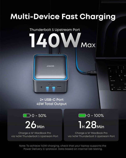 Anker Prime TB5 Docking Station (14-in-1, 8K, Thunderbolt 5 ) Cartsfy Inc.
