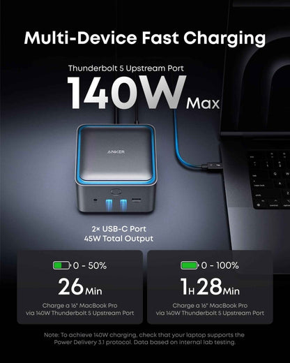 Anker Prime TB5 Docking Station (14 - in - 1, 8K, Thunderbolt 5 ) - Cartsfy Inc.