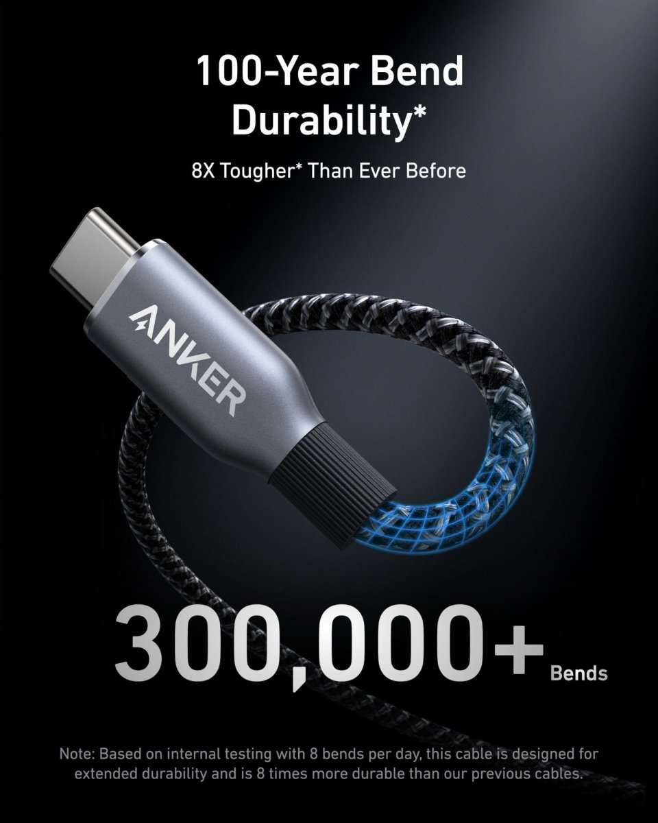 Anker Prime USB-C to USB-C Cable (240W, Upcycled-Braided) Cartsfy Inc.