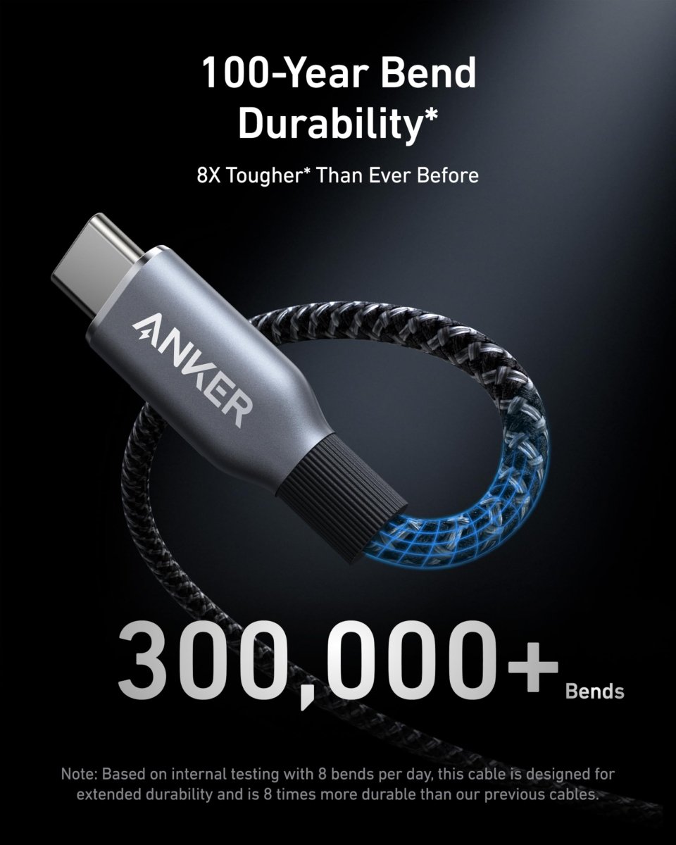Anker Prime USB - C to USB - C Cable (240W, Upcycled - Braided) - Cartsfy Inc.