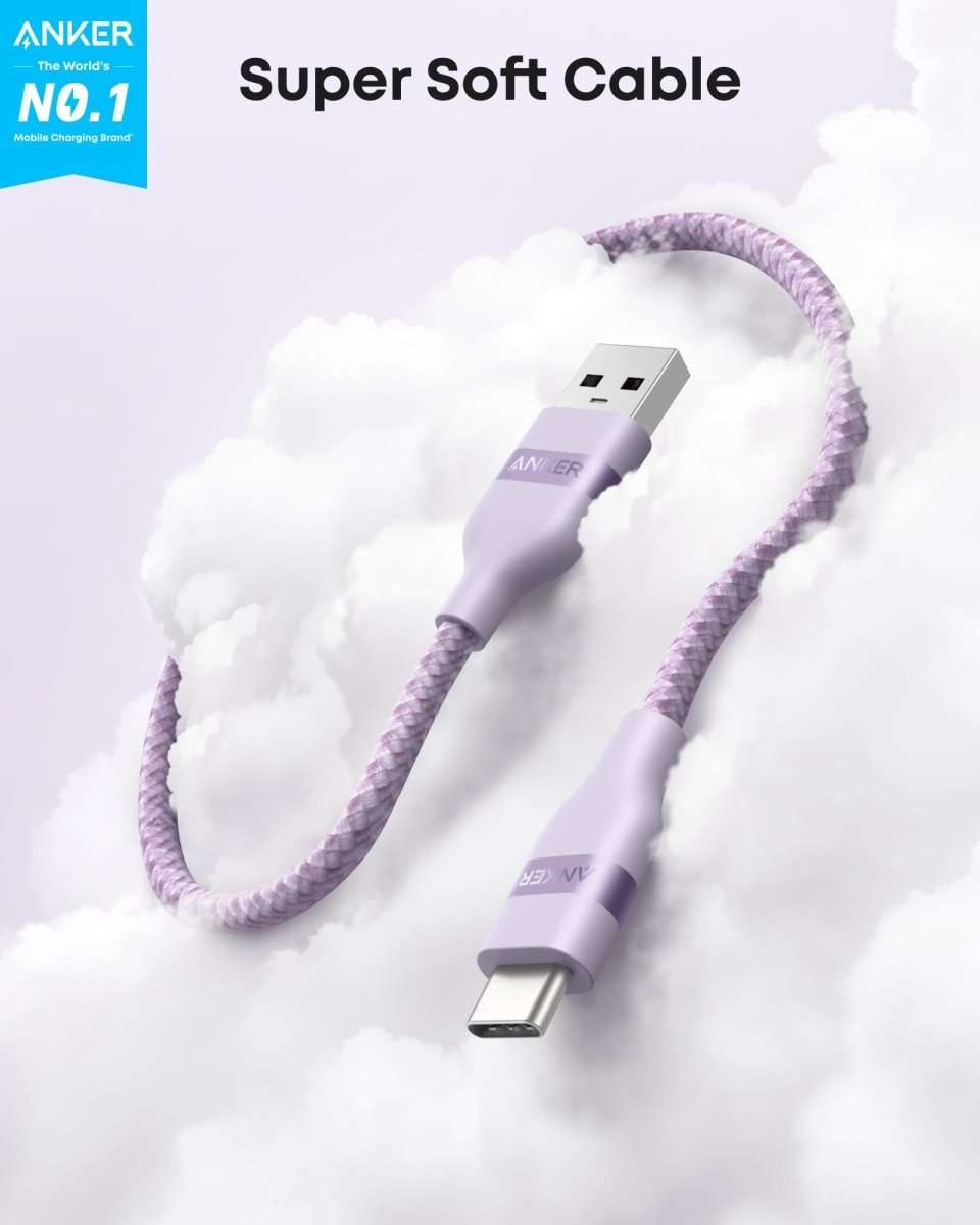 Anker USB-A to USB-C Cable (3 ft/6 ft, Upcycled-Braided) Cartsfy Inc.