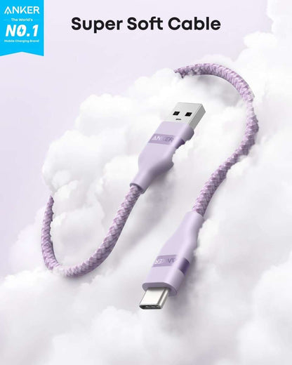 Anker USB-A to USB-C Cable (3 ft/6 ft, Upcycled-Braided) Cartsfy Inc.