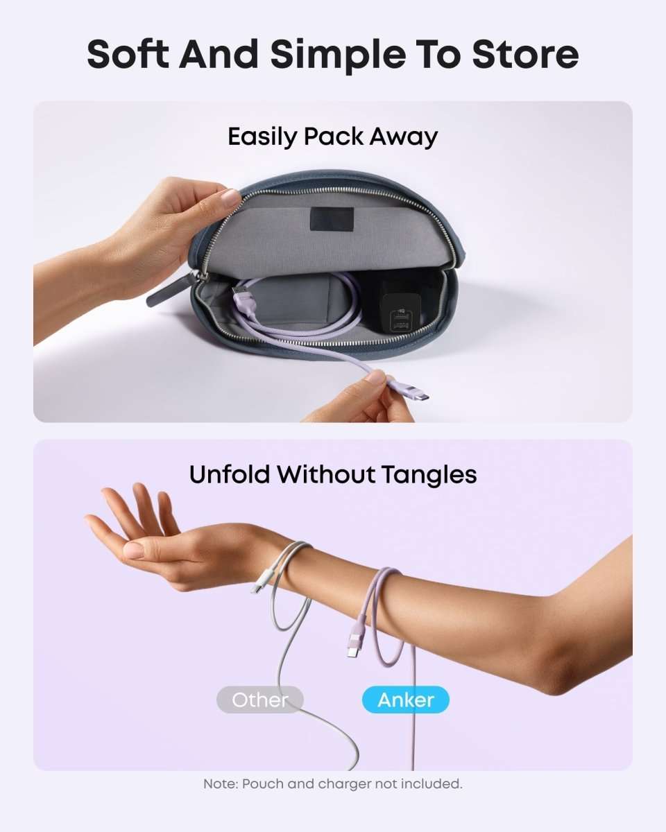 Anker USB-A to USB-C Cable (3 ft/6 ft, Upcycled-Braided) Cartsfy Inc.