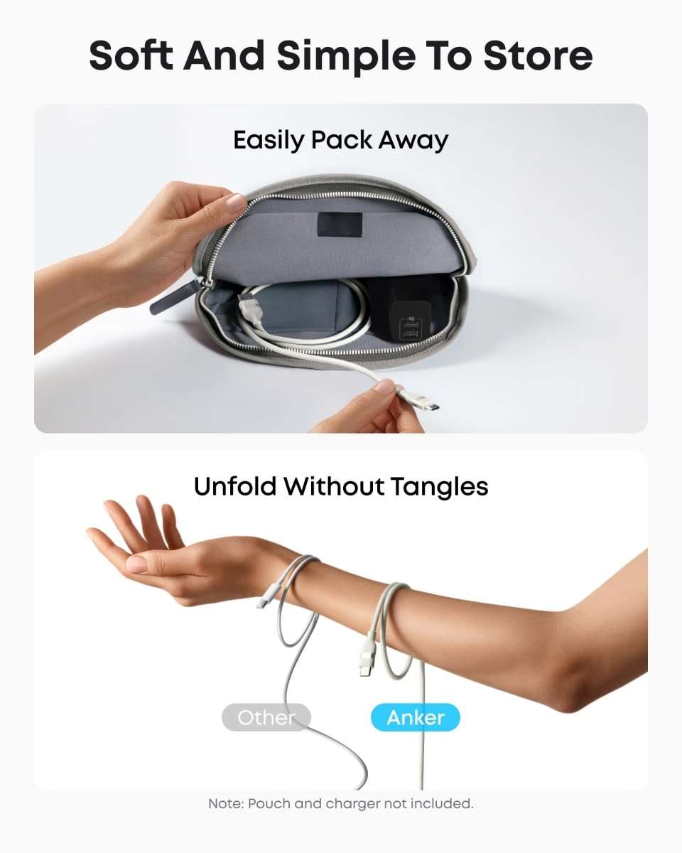 Anker USB-A to USB-C Cable (3 ft/6 ft, Upcycled-Braided) Cartsfy Inc.