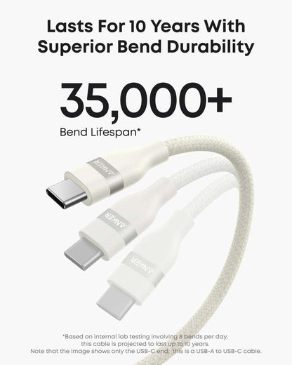 Anker USB-A to USB-C Cable (3 ft/6 ft, Upcycled-Braided) Cartsfy Inc.