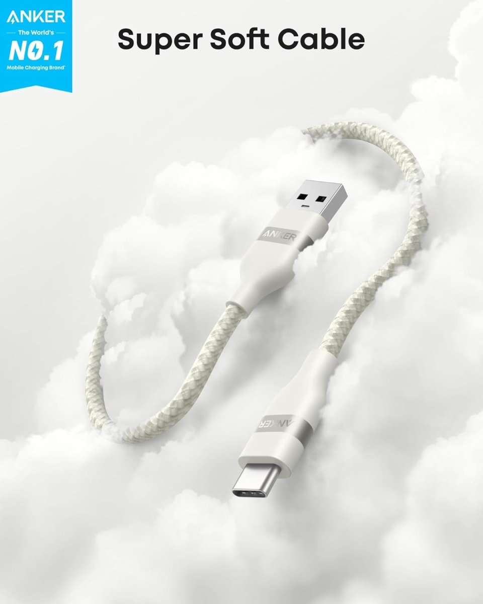 Anker USB-A to USB-C Cable (3 ft/6 ft, Upcycled-Braided) Cartsfy Inc.