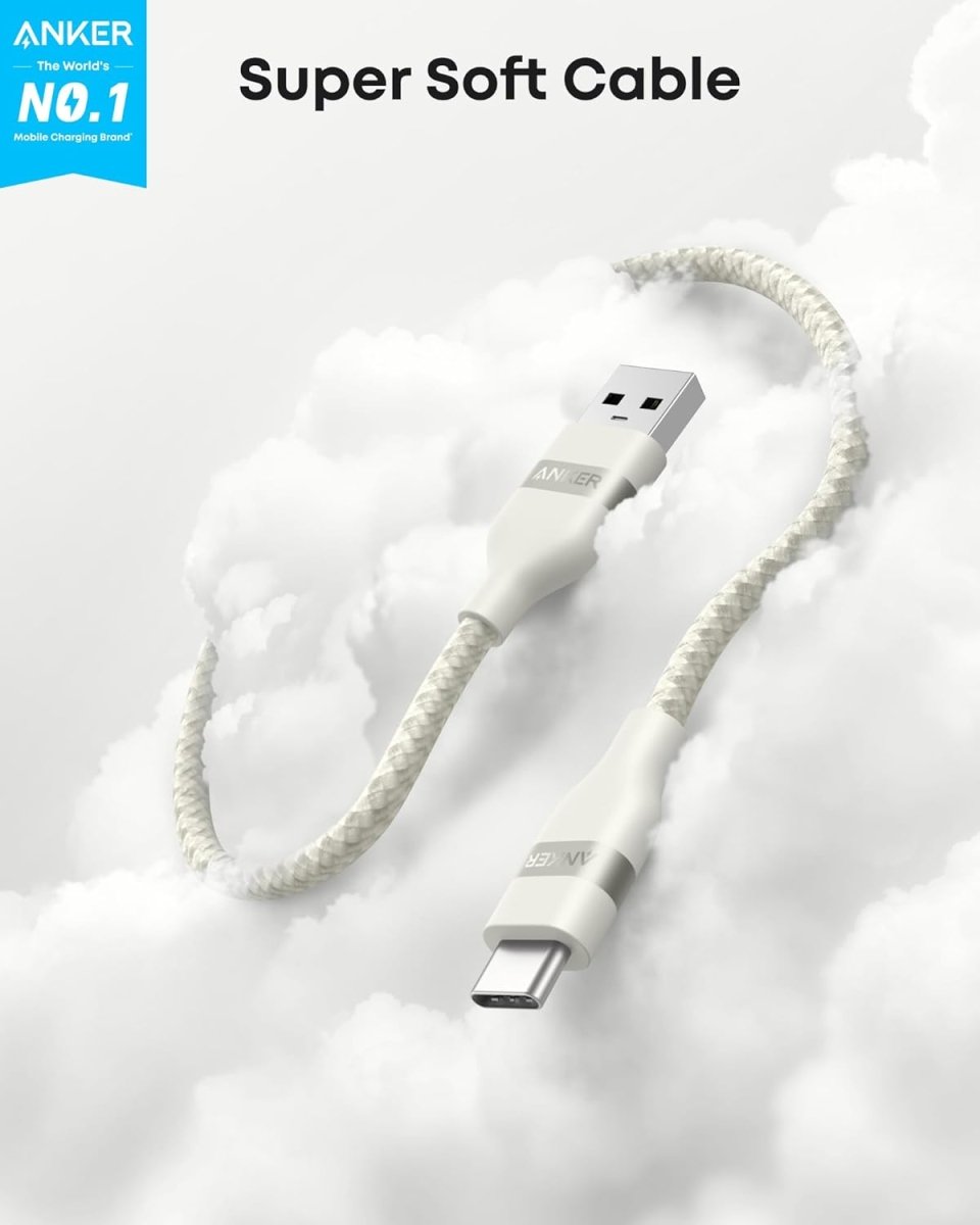 Anker USB - A to USB - C Cable (3 ft/6 ft, Upcycled - Braided) - Cartsfy Inc.