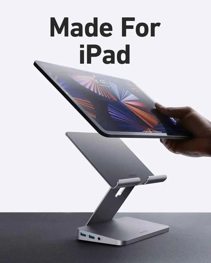 Anker USB-C Hub (8-in-1, Tablet Stand) Anker Gray Gray-
