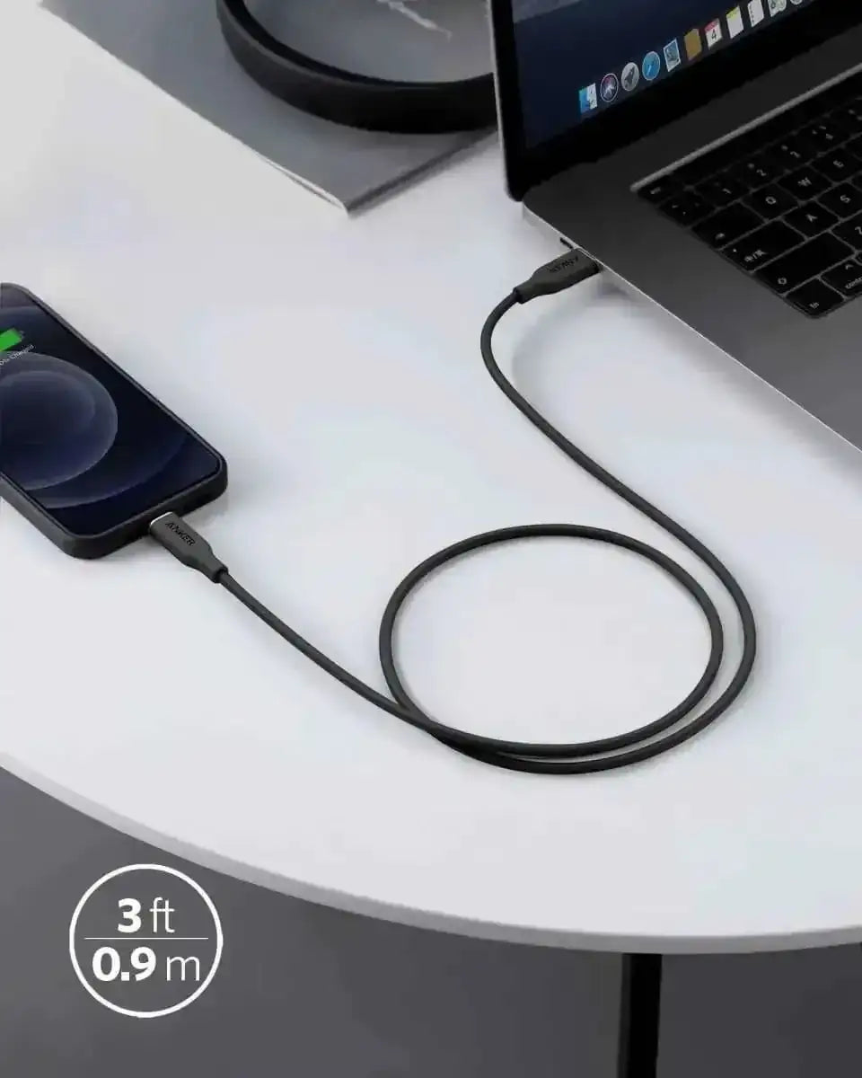 Anker USB-C to Lightning Cable (Flow, 3 ft Silicone) Cartsfy Inc.