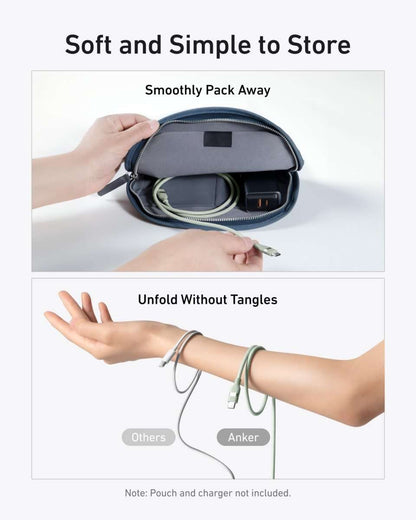 Anker USB-C to USB-C Cable (3 ft / 6 ft, 240W, Upcycled-Braided) Cartsfy Inc.