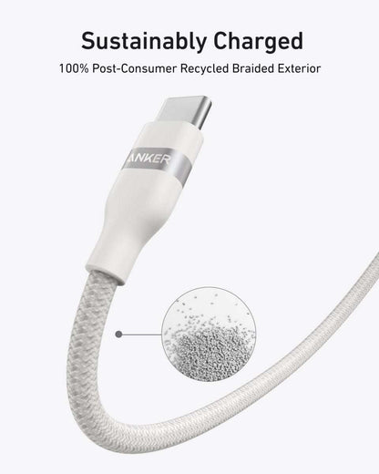 Anker USB-C to USB-C Cable (3 ft / 6 ft, 240W, Upcycled-Braided) Cartsfy Inc.
