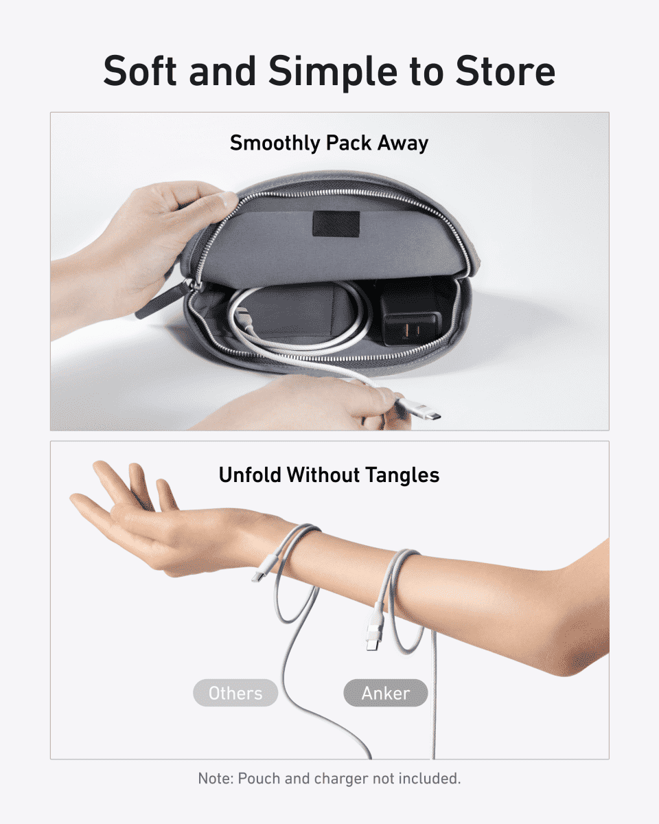 Anker USB-C to USB-C Cable (3 ft / 6 ft, 240W, Upcycled-Braided) Cartsfy Inc.