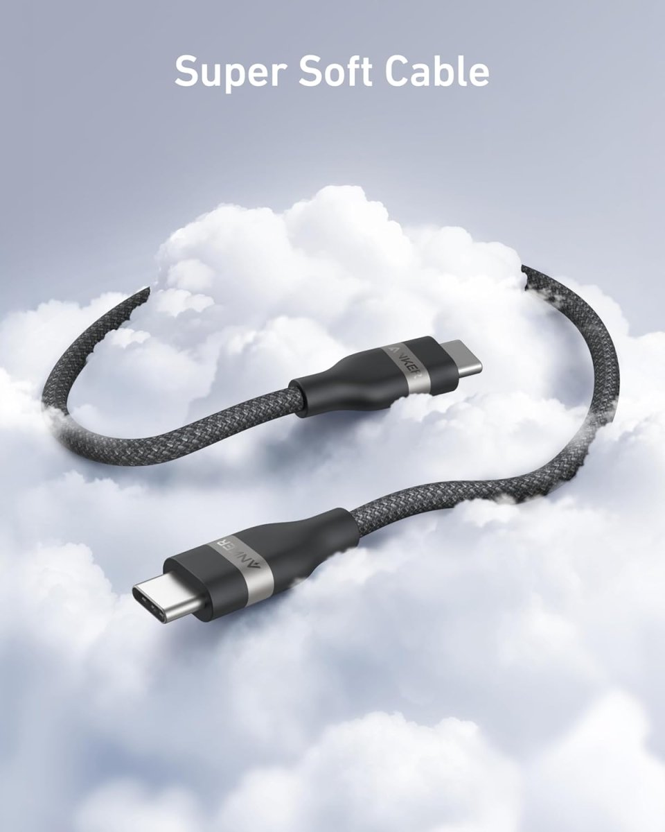 Anker USB - C to USB - C Cable (3 ft / 6 ft, 240W, Upcycled - Braided) - Cartsfy Inc.