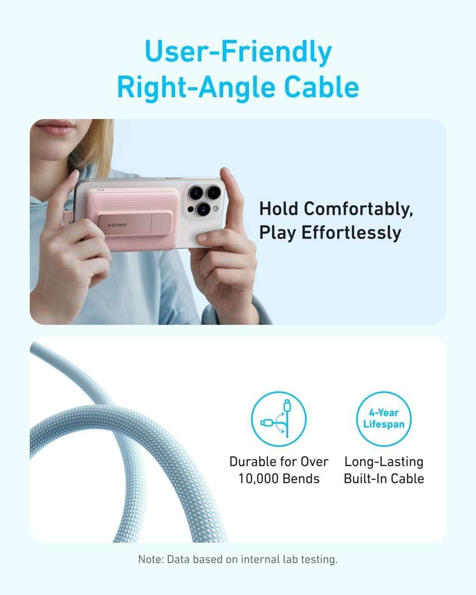 Anker Zolo Magnetic Power Bank (10K, 30W, Built-in USB-C Cable) Cartsfy Inc.