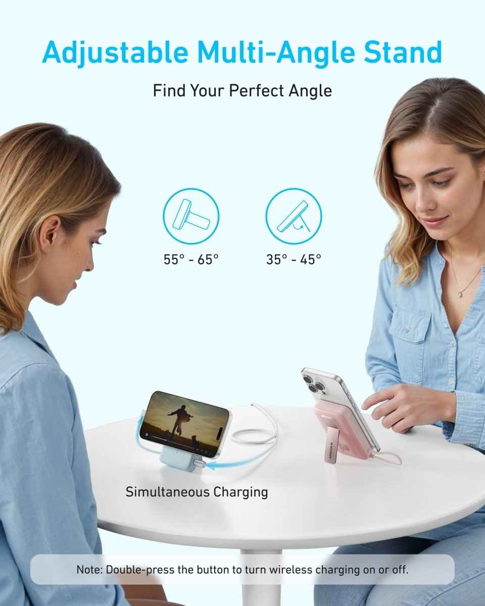 Anker Zolo Magnetic Power Bank (10K, 30W, Built-in USB-C Cable) Cartsfy Inc.