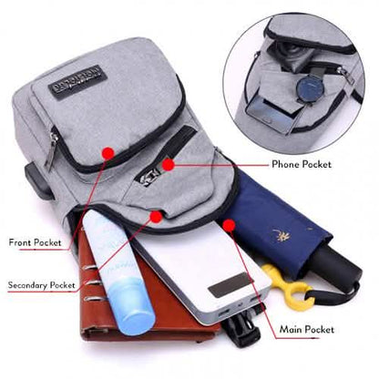 Anti-theft Sling Backpack With Charging Port Cartsfy Inc.
