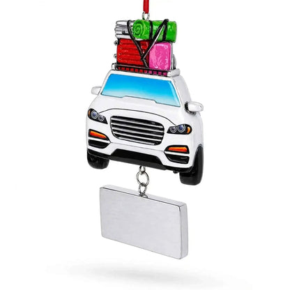 Are We There Yet Family Vacation Road Trip Resin Christmas Ornament Cartsfy Inc.