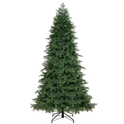 Artificial Christmas Tree Green Hinged Holiday Tree with 721/1019 Lush Branch Tips Cartsfy Inc.