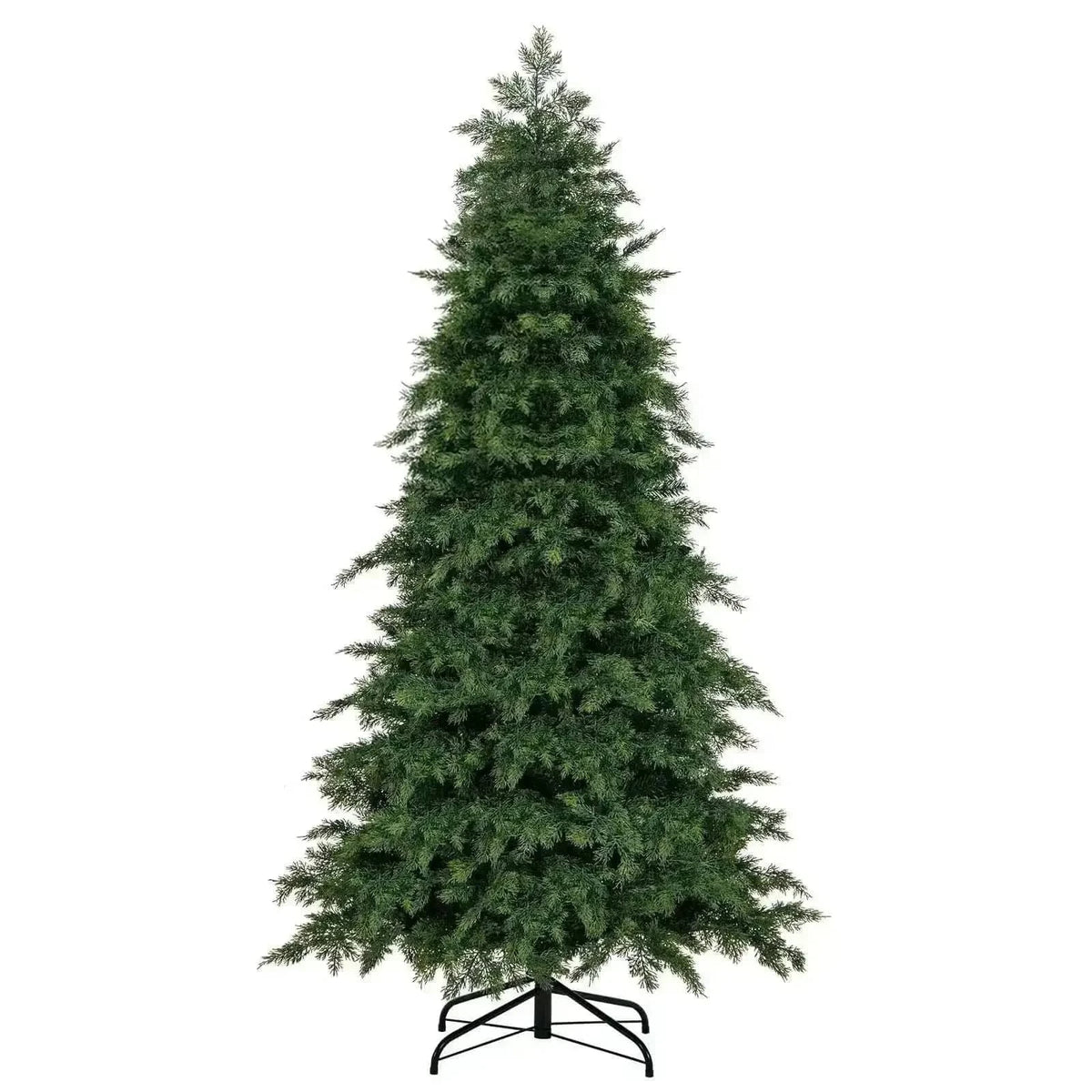 Artificial Christmas Tree Green Hinged Holiday Tree with 721/1019 Lush Branch Tips Cartsfy Inc.