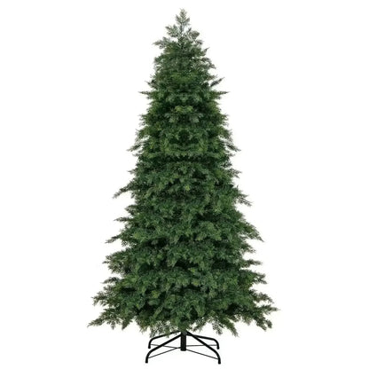 Artificial Christmas Tree Green Hinged Holiday Tree with 721/1019 Lush Branch Tips Cartsfy Inc.