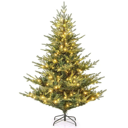 Artificial Christmas Tree with Branch Tips and Warm White LED Lights Cartsfy Inc.
