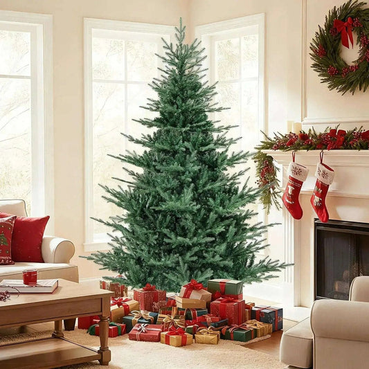 Artificial Christmas Tree with Branch Tips and Warm White LED Lights Cartsfy Inc.