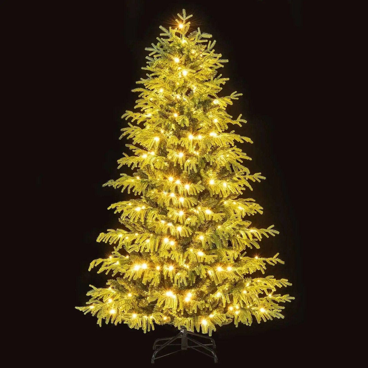 Artificial Christmas Tree with LED Lights and PVC Mixed Branch Tips Cartsfy Inc.