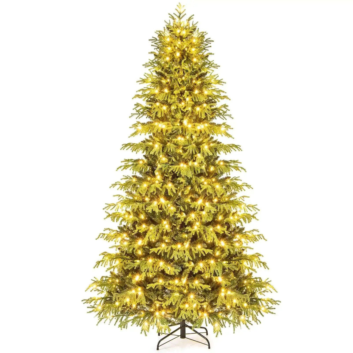 Artificial Christmas Tree with LED Lights and PVC Mixed Branch Tips Cartsfy Inc.