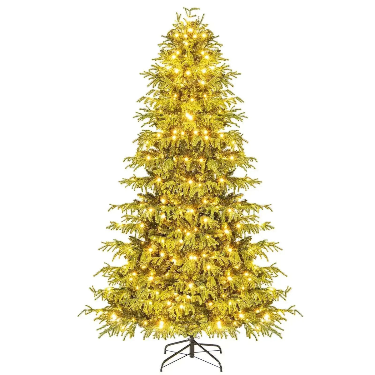 Artificial Christmas Tree with LED Lights and PVC Mixed Branch Tips Cartsfy Inc.