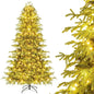 Artificial Christmas Tree with LED Lights and PVC Mixed Branch Tips Cartsfy Inc.