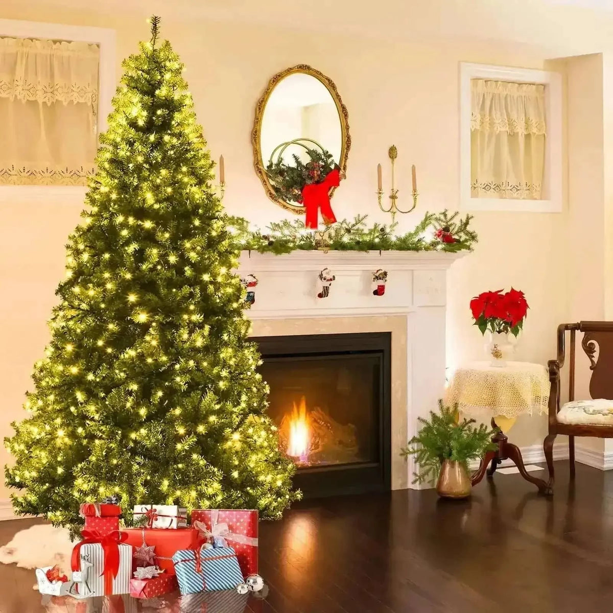 Artificial Premium Hinged Christmas Tree Cartsfy Inc.