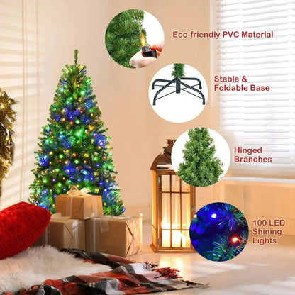 Artificial Premium Hinged Christmas Tree Cartsfy Inc.