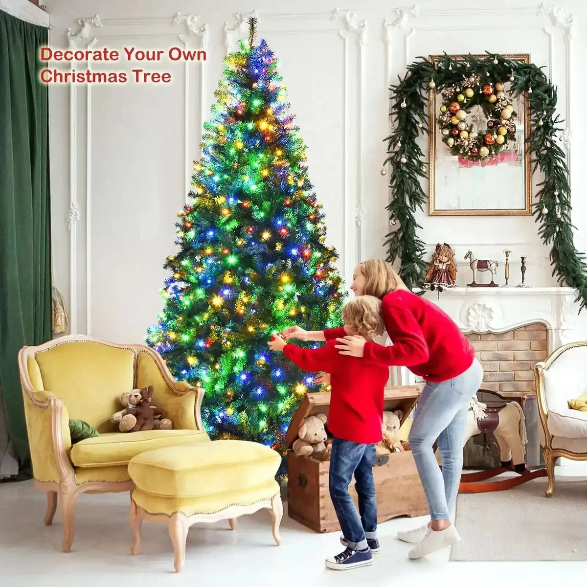 Artificial Premium Hinged Christmas Tree Cartsfy Inc.