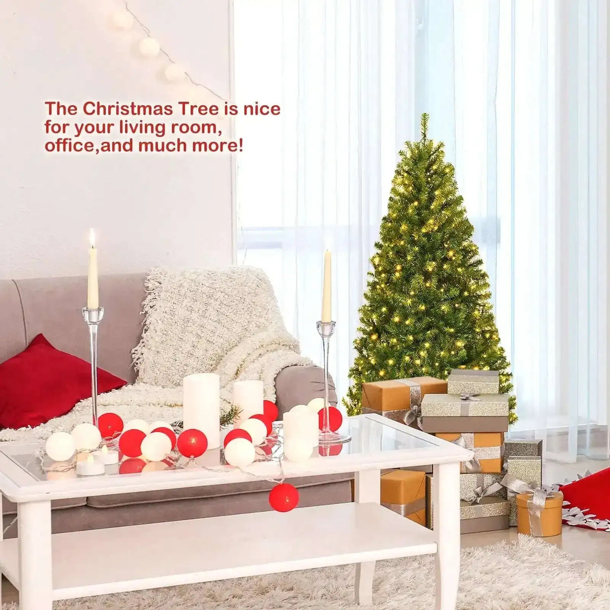 Artificial Premium Hinged Christmas Tree Cartsfy Inc.