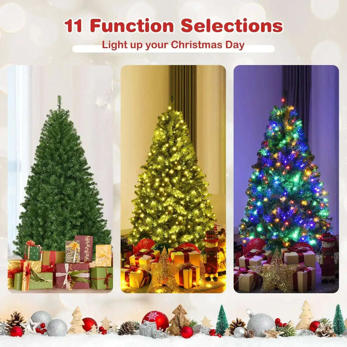 Artificial Premium Hinged Christmas Tree Cartsfy Inc.